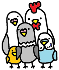 Full of birds sticker #3398249