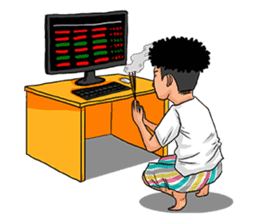 Rich and Richer : Trader's Real Life sticker #3398519