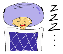 daily life of the positive bald father sticker #3398897