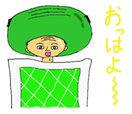 daily life of the positive bald father sticker #3398898