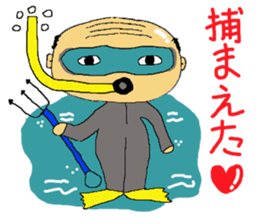 daily life of the positive bald father sticker #3398928