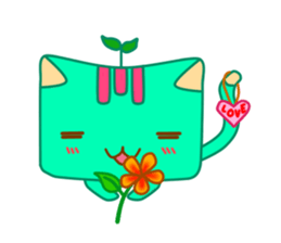 Green Curry Cat 2 (Khiao-Wan) sticker #3398971