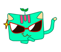 Green Curry Cat 2 (Khiao-Wan) sticker #3398974