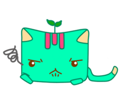 Green Curry Cat 2 (Khiao-Wan) sticker #3398977