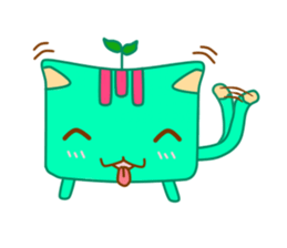 Green Curry Cat 2 (Khiao-Wan) sticker #3398979