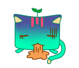 Green Curry Cat 2 (Khiao-Wan) sticker #3398980