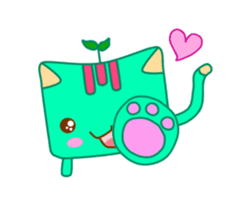 Green Curry Cat 2 (Khiao-Wan) sticker #3398981