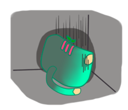 Green Curry Cat 2 (Khiao-Wan) sticker #3398985