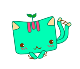 Green Curry Cat 2 (Khiao-Wan) sticker #3398986