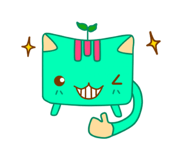 Green Curry Cat 2 (Khiao-Wan) sticker #3398991
