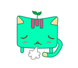 Green Curry Cat 2 (Khiao-Wan) sticker #3398996