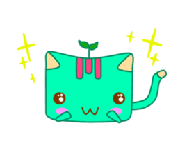 Green Curry Cat 2 (Khiao-Wan) sticker #3398997