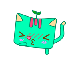 Green Curry Cat 2 (Khiao-Wan) sticker #3398999