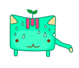 Green Curry Cat 2 (Khiao-Wan) sticker #3399001