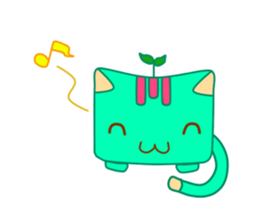 Green Curry Cat 2 (Khiao-Wan) sticker #3399002