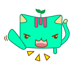 Green Curry Cat 2 (Khiao-Wan) sticker #3399004