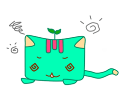 Green Curry Cat 2 (Khiao-Wan) sticker #3399006