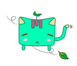 Green Curry Cat 2 (Khiao-Wan) sticker #3399007