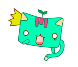 Green Curry Cat 2 (Khiao-Wan) sticker #3399008