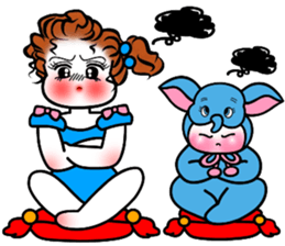 Eva's Life-Part7(Eva & Elephant) sticker #3399185