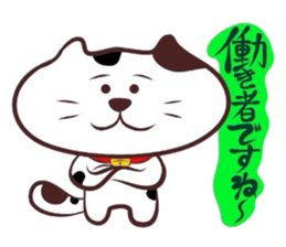 Flatter!tortoiseshell cat! 2 sticker #3399331