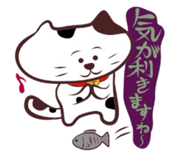 Flatter!tortoiseshell cat! 2 sticker #3399333