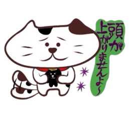 Flatter!tortoiseshell cat! 2 sticker #3399341