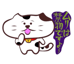 Flatter!tortoiseshell cat! 2 sticker #3399355