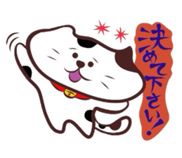 Flatter!tortoiseshell cat! 2 sticker #3399357