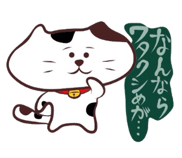 Flatter!tortoiseshell cat! 2 sticker #3399359