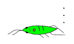 Lassie the grasshopper sticker #3399616