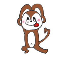 A Little Monkey sticker #3400254