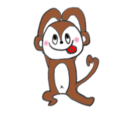 A Little Monkey sticker #3400254