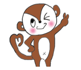 A Little Monkey sticker #3400268