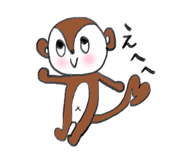 A Little Monkey sticker #3400282