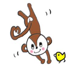 A Little Monkey sticker #3400283