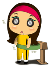 MeiGo's workout routine sticker #3400299