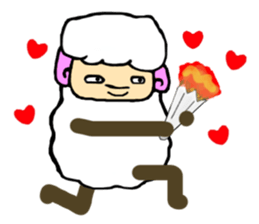 The innocent sheep sticker #3400795