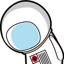 Hot guy(astronaut costume) sticker #3401030