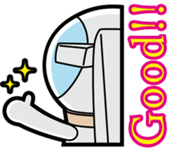 Hot guy(astronaut costume) sticker #3401034
