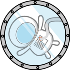 Hot guy(astronaut costume) sticker #3401035