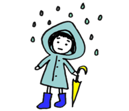 Magic marker girl sticker #3401967