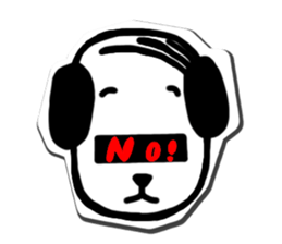 The Cute dog "PES" sticker #3402647