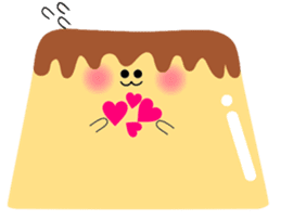 Fluffy little pudding sticker #3402740