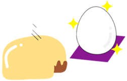 Fluffy little pudding sticker #3402754