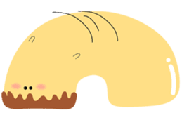 Fluffy little pudding sticker #3402759