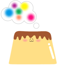 Fluffy little pudding sticker #3402762