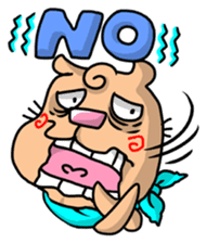 The annoying dog with a cleft chin sticker #3403213