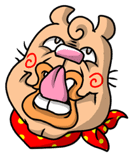 The annoying dog with a cleft chin sticker #3403246