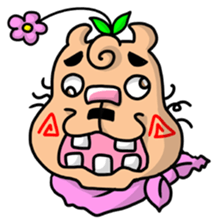 The annoying dog with a cleft chin sticker #3403247